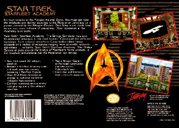 Star Trek - Starfleet Academy - Starship Bridge Simulator (USA) box cover back